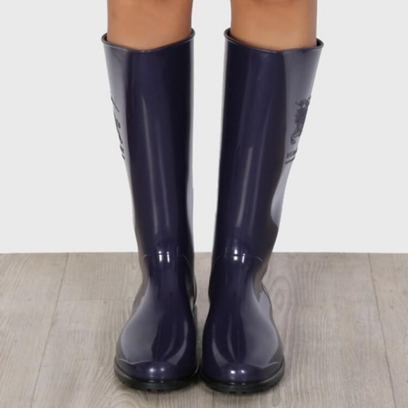 Burberry Shoes - Burberry purple rain boots   super stylish 